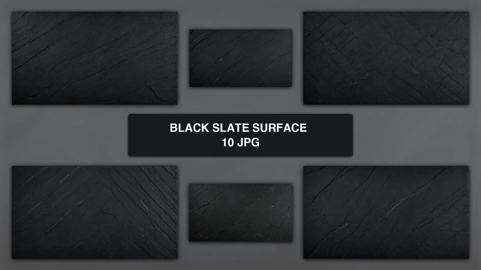 Black Slate Surface JPG Background Collection